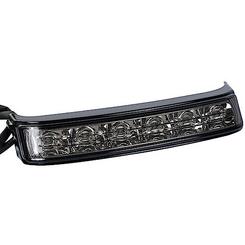Luces traseras LED para alforjas, compatibles con Harley-Davidson 2014-2022, rojas con lente ahumado, impermeables miniatura 7