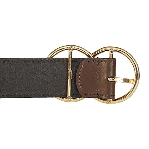 Image of Lucky Brand Women's Western Leather Belt | Classic | Fashion | Vintage | Buffalo Leather | Western-Inspired
