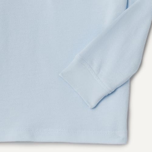 Image of Amazon Essentials Boys and Toddlers' Long-Sleeve Pique Polo Shirts for School Uniform, Multipacks