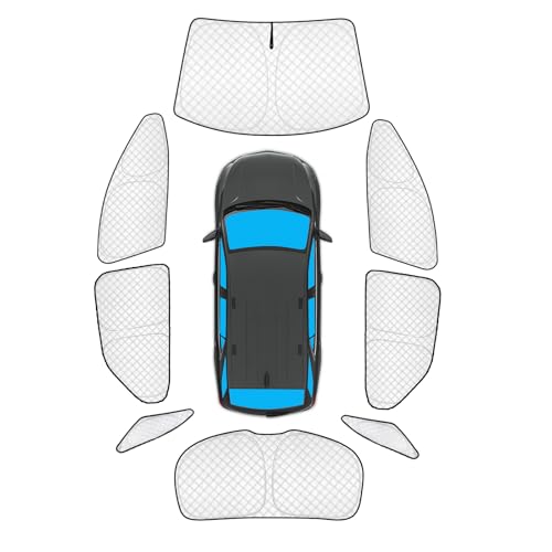 Image of KMF Windshield Sun Shade Replacement for Chevrolet Equinox Accessories 2018-2024, Side Window Sun Shade Cover Sun Visor Shield Cover, Rear Window Sunshade for Camping /Baby UV Block and Privacy Protect