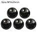 Linnkyfloa for 5 Pcs Black Ball Lever Knobs with Female Thread M5/M6/M8/M10/For M12 for Machine Tools, 20-40mm Diameter Round Knobs for Industrial Equipment and(M10x35)