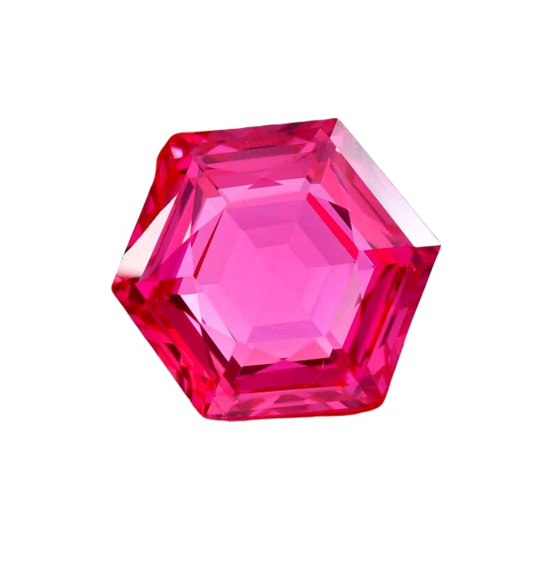 Saphir rose naturel Asscher de 24x21mm pour façonner un cadeau de mariage éternel