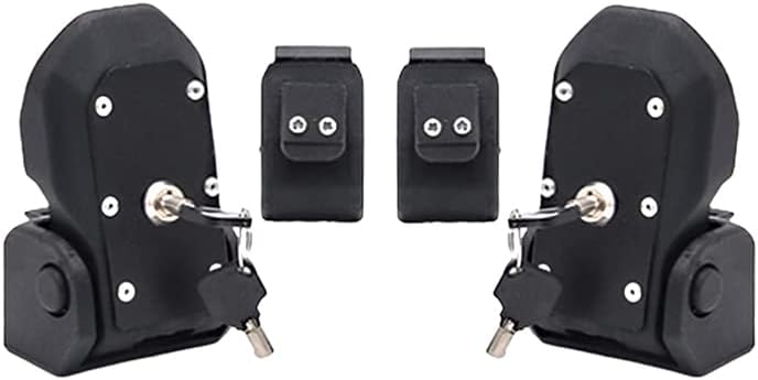 Hood Locking Catch Latch Kit w/ 4 Keys Compatible with Jeep Compatible with Wrangler Jk JL 2007-2018