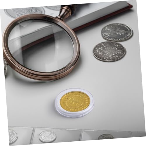 Caja de 100 cápsulas redondas para monedas coleccionables 7