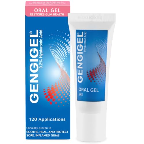 Gengigel Oral Gel 20ml Hyaluronic Acid Mouth Ulcer Treatment