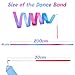 Cikyner Gymnastics Ribbon, 2 Pack Colorful Gymnastics Band with Stick, Dance Band Children Rainbow Band for School and Home Game, Ideal for Girls on Children's Birthday Party or Christmas
