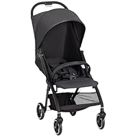 AIYAPLAY Baby Pushchair, Foldable Toddler Stroller with Adjustable Backrest & Footrest, Canopy, Storage Basket, Compact with One Hand Baby Buggy, from Birth to 3 Years (15kg)