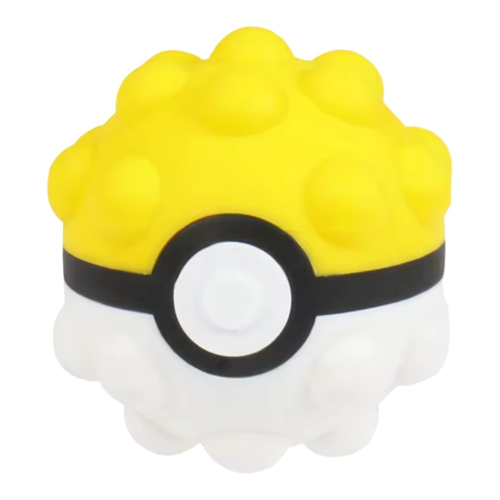 Pokemon Pop Pokeball | Kawaii Squeeze / Pop Toys | Stress Relief Squishy Collection | Yellow