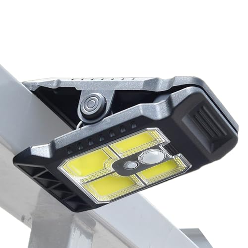 Renchey Klipp Solarleuchten Für Zaun Mit Bewegungsmelder, Solarleuchten Klemme Wasserdicht, LED Sicherheitsbeleuchtung Für Gartenzaun Camping...