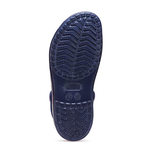 Image of BERSACHE Men Casual Lightweight Clog(Grey) ORI(C)-1907 (Blue, Numeric 9)
