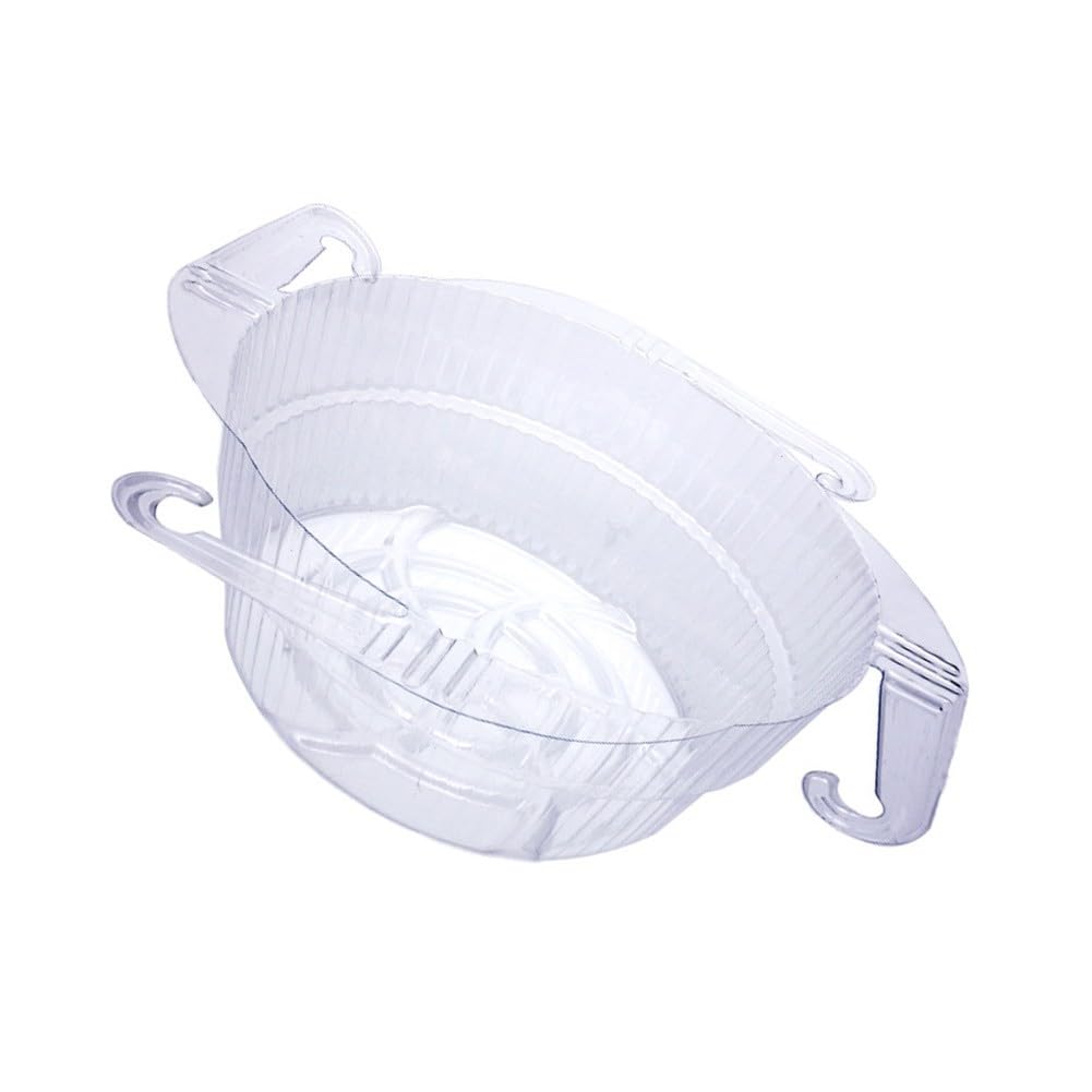FACAIIO Transparente Untersetzer für runde Blumentöpfe, 12-teiliges Set, 20,3 cm, 25,4 cm, 30,5 cm, 30,5 cm, transparente Kunststoff-Tropfschalen, Haus, Garten, Boden zum Schutz