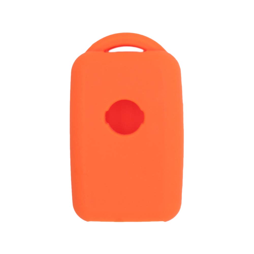BROVACS Silicone Cover Protector Case Holder Skin Jacket Compatible with NISSAN 2 Button Smart Remote Key Fob CV9504 Orange - Image 2