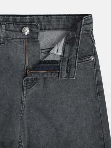 Image of Urbano Juniors Boy's Loose Baggy Fit Washed Denim Jeans Stretchable