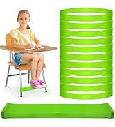 12 Pack Chair Bands for Kids with Fidgety Feet, ADHD Tools for Kids, ROOKEA Sensory Room Must Hav...