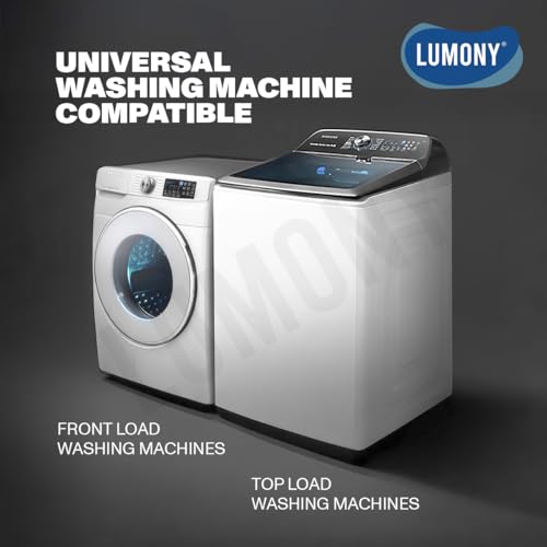 Image of LUMONY | Washing Machine Cleaner & Descaler Tablets | 10 Tablets | Removes Powerfully Dissolves Soap & Limescale Bulid-Up | Used for Front Load & Top Load | Protects Clothes from Residue Damage