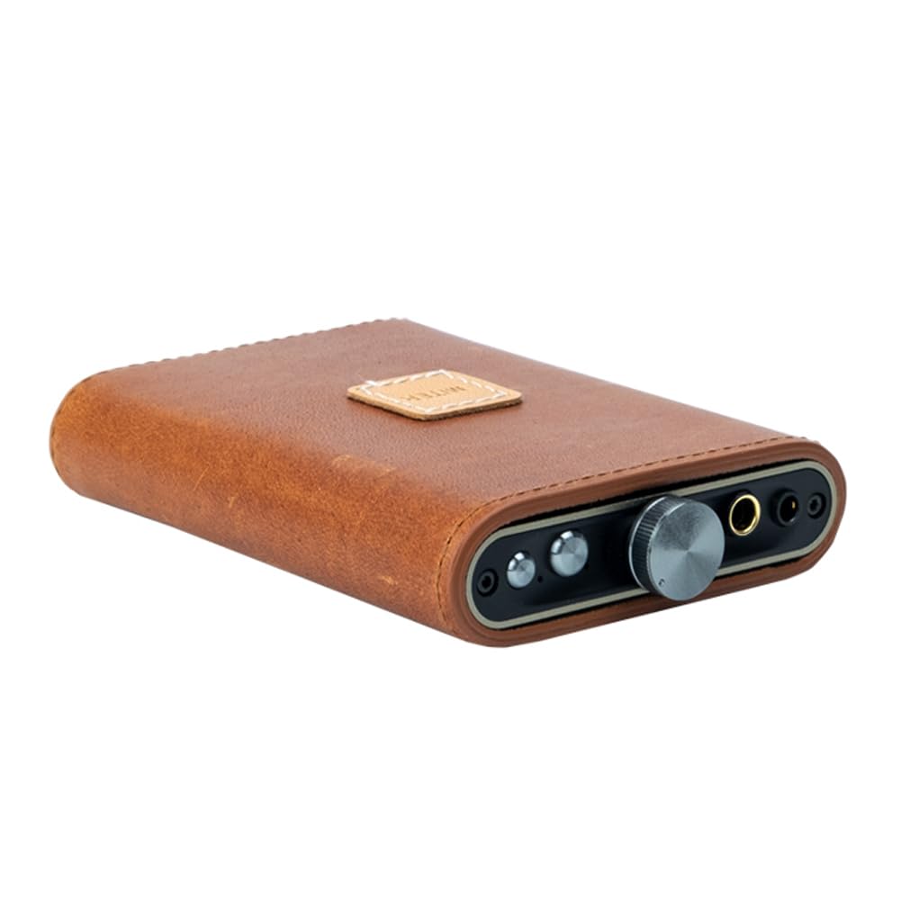 MITER Case for iFi Hip-dac 3 Portable dac, Handcrafted Pull-Up Leather Cover hipdac3-Brown - Image 3