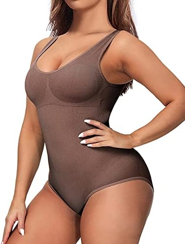 HANERDUN Body Shaper for Women Tummy Control Shapewear Bodysuit Tank Tops Seamless Vest Full Shapewear for Women