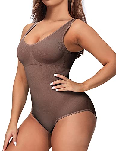 Hanerdun Body Shaper For Women Tummy Control Shapewear Bodysuit Tank Tops Seamless Vest Full Shapewear For Women #TOP29