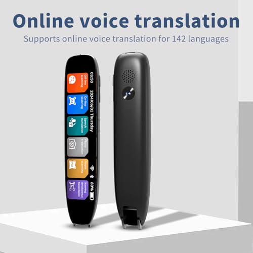 Image of Scan Translator Pen, Dyslexia Tools, Language Translator Device, Text to Speech Reading Pen for Learning Difficulties, Language Learners and Elderly Users, 142 Online /10 Offline Languages