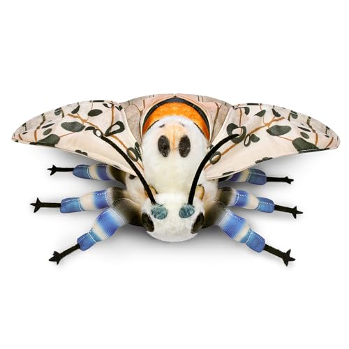 lilizzhoumax Simulation Leopard Moth Plush Toy 10.62inch Soft Realistic Leopard Moth Stuffed Animal Plush Toy for Kids Insect lovers Boys and Girls Gifts Home Decoration - Image 3