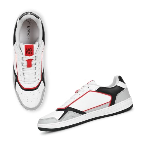 YOHO Colored PU Fashion Sneaker for Men Comfortable Shoes