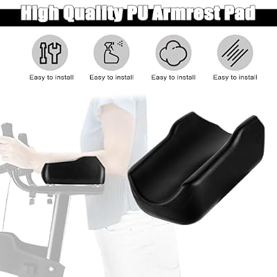 Rollator Armrest Pad,Universal Replacement Armrest Pads for Upright Walker,Ergonomic Arm Support Pads for Upright Walkers and Standing Walkers 2PCS