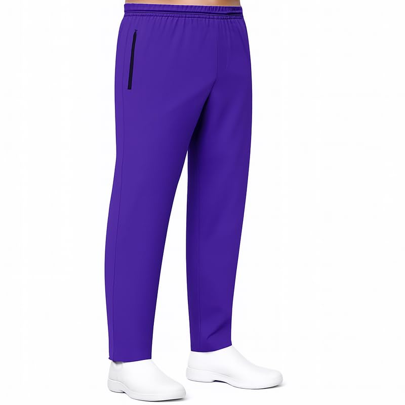 Image of TrendyUniform Unisex Regular Fit Polyester Cotton Scrub Suit for Componder| V-Neck Top and Drawstring Pant |Half Sleeves Hospital Uniform for Doctors, Nurses and Dentist, OT