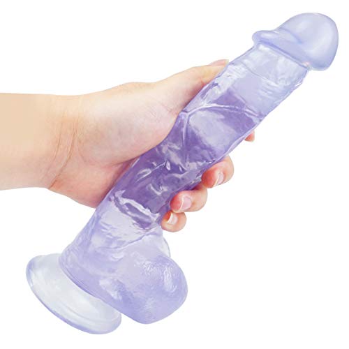 WAQB XL 9.1 inch Massager Lifelike -Ðîl`Dɔ Massager Flexible Personal with Strong Suction