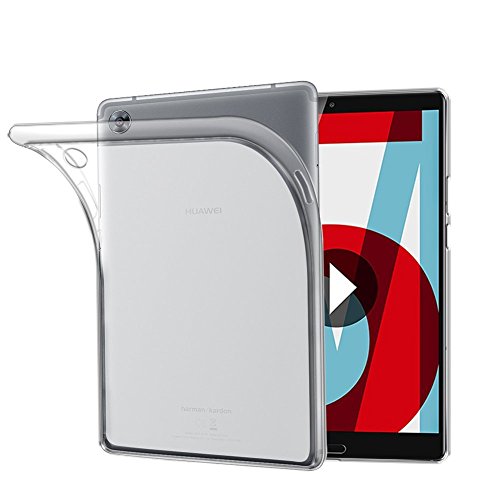 AVIDET Huawei Mediapad M5 8.4 Case, Crystal Clear Soft Thin Anti-scratches Cover for Huawei Mediapad M5 8.4 (Transparent)