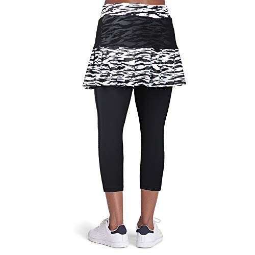 Image of ANIVIVO Skirted Legging for Women, Yoga Legging with Skirts &Women Tennis Leggings Clothes Pockets