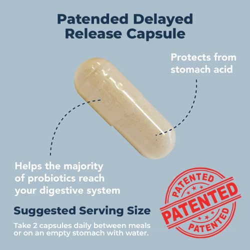 Vitamin Bounty Pro-50 Probiotics - 13 Probiotic Strains, Gut Health, Digestive Health, Probiotic For Women And Men, Delayed Release Capsule With Prebiotic Greens - 60 Capsules #TOP3