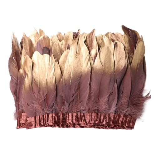Flecos de plumas decorativas de 10-15cm para manualidades y vestidos de fiesta DIY 2
