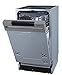 Gorenje GI 561D 10 S Integrierbarer Geschirrspüler / 45cm / 5 Programme/ Vollständiger Überlaufschutz / 11 Maßgedecke / Automatische Türöffnung / Multifunktionaler Unterkorb, Einbau, Edelstahl, Silber