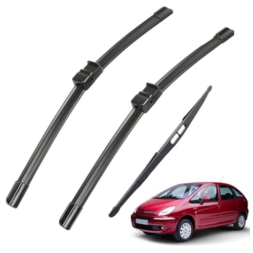 Imagen de Calidad OEM Kit de escobillas limpiaparabrisas delanteras y traseras for Citroen Xsara Picasso 2005 2006 2007 2008 2009 2010 26 