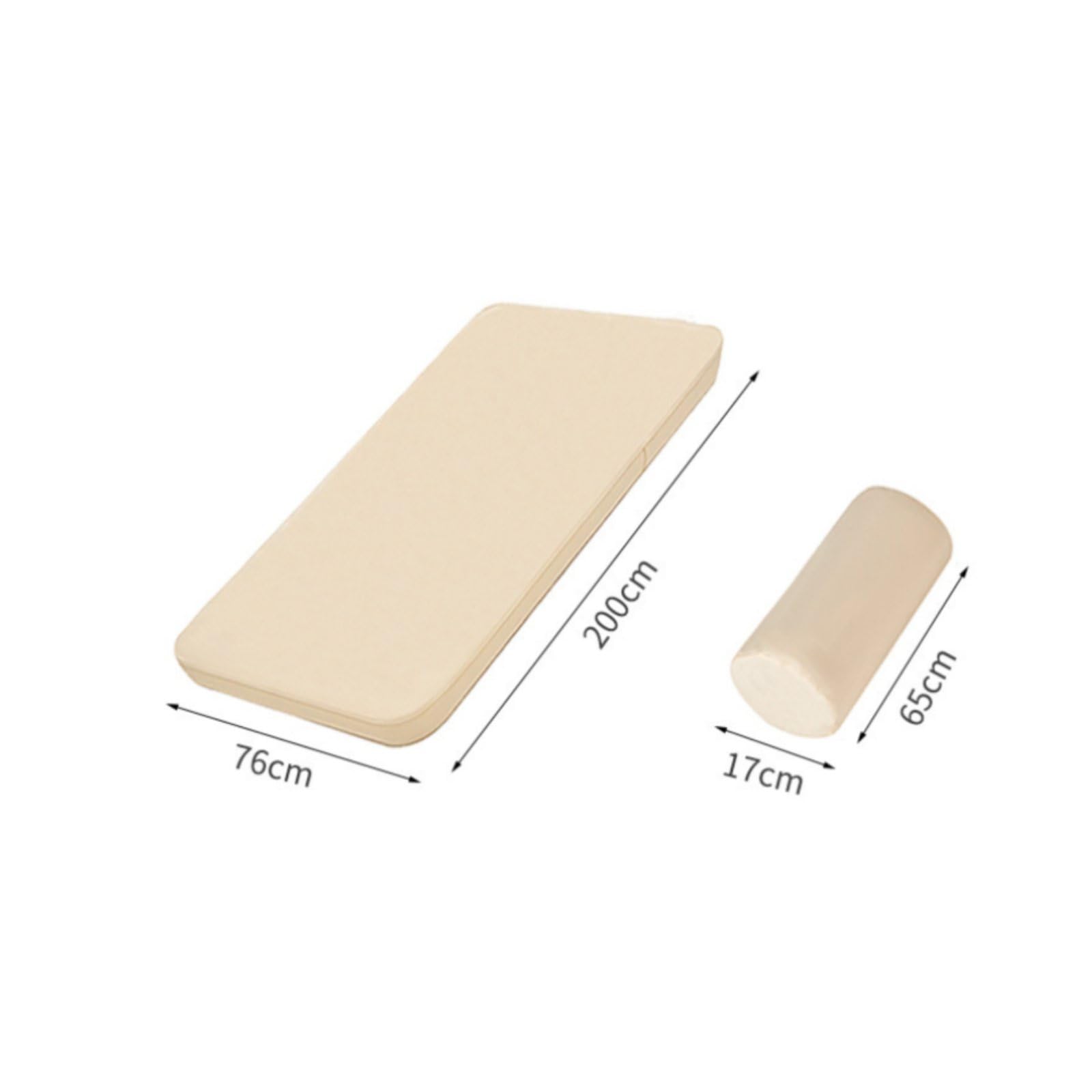 F Fityle Colchoneta Autoinflable Colchoneta Esterilla Aislante Almohadilla Dormir Confortable con Espuma y Válvula Resistente a la Humedad Portátil Adecuada para Camping Picnics Viajes
