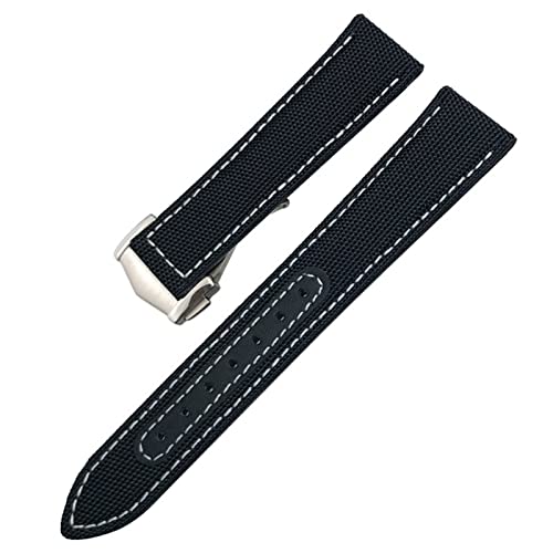 Bracelet montre nylon pour Omega Moon Seamaster 300 AT150, remplacez votre bracelet avec style
