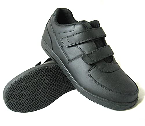 GENUINE GRIP 230-7W Shoes,Women,Hook-and-Loop,Black,PR