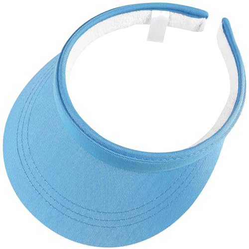 Image of Sun Visor Hats Women Wide Brim Adjustable Clip On Visors Beach Men Hat