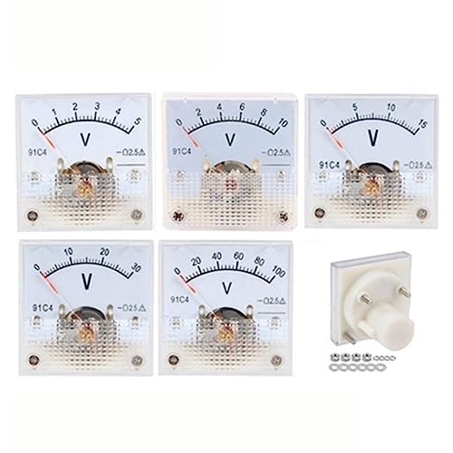 Voltmètre CC 20V analogique pour surveiller les circuits électriques