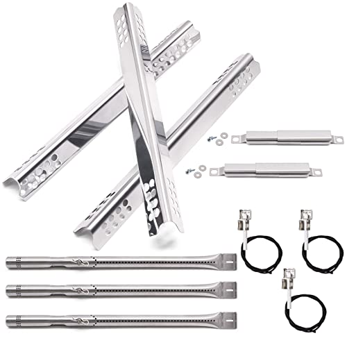 Criditpid Charbroil 463242516 463242515 463242515 463355220 463367016, bruciatori a griglia in acciaio inox, scudi piastra termica, tubi trasversali e