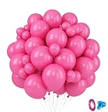 Hot Pink Balloon 5 inch 150 Pack, Mint Green Balloons for Party Birthday Wedding Holiday Decorations