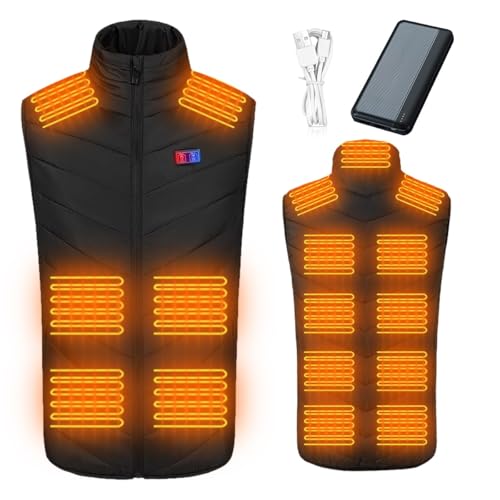 [DUDUBON] 電熱ベスト 17箇所発熱 20000mAhバッテリー付