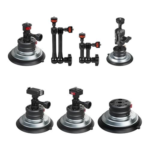 Soporte de cámara para video estable en coche con base regulable 4