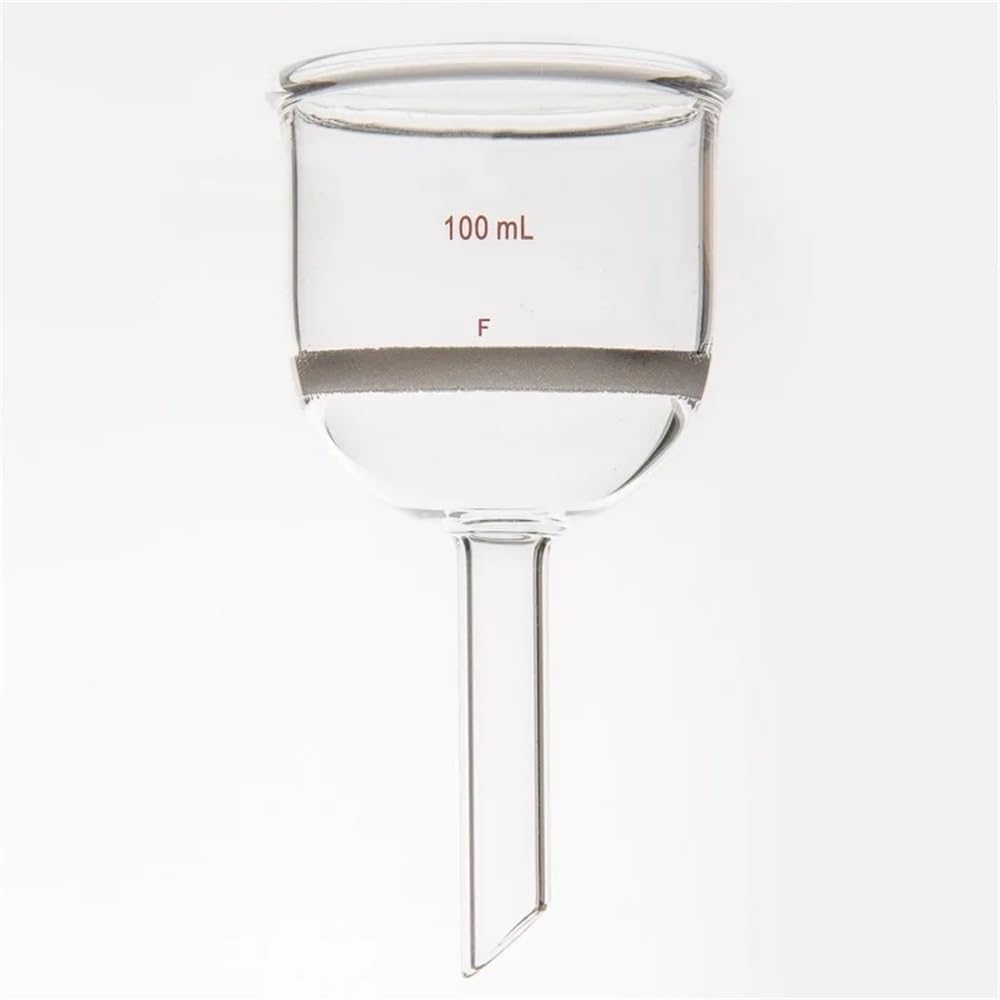 Vetreria da laboratorio Imbuto filtrante 30-150 ml con piastra di sabbia in vetro borosilicato F60(F604060X)