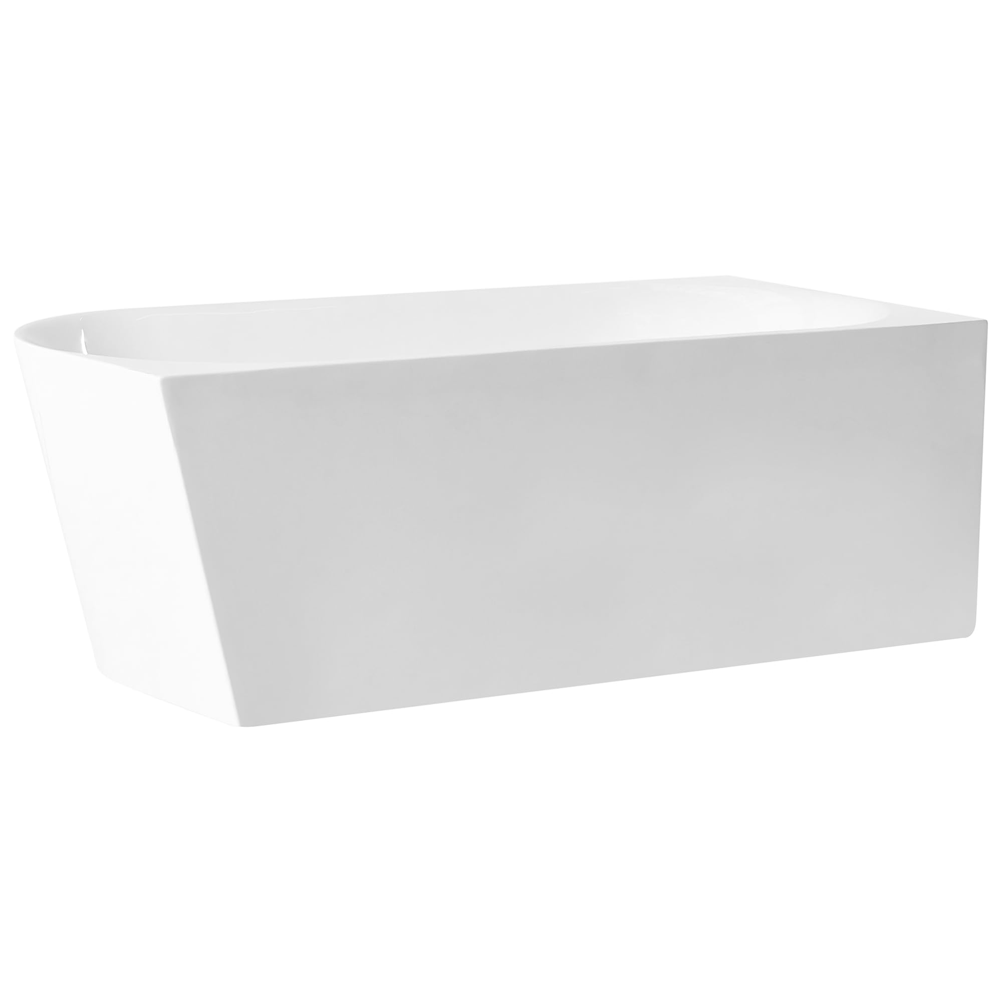 Wanna narożna prawostronna 170 x 79 cm akrylowa klasyczny efekt biała Renaca