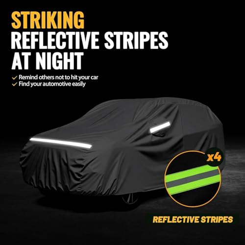 Image of Favoto Car Cover Waterproof All Weather Windproof for SUV 182-190 Inches