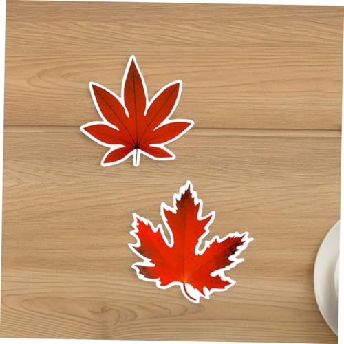 Décorations automnales découpées papier 270 pièces avec colle - 7