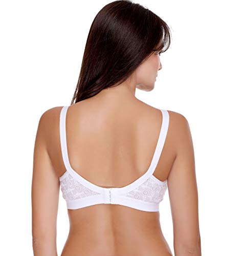 Image of SONA Cross Chiken Cotton Full Coverage Non-Padded Non-Wired Everyday Bra for Women