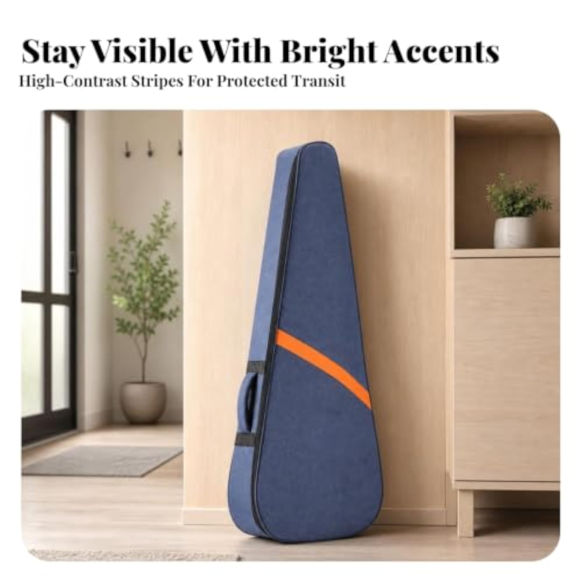 Thick Padding Guitar Gig Bag, Long-Lasting Padded Case
