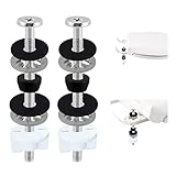 2PCS Universal Toilet Seat Bolts Kit Compatible with Kohler/American Standard/TOTO/Glacier Bay, 3 Inches Stainless Steel Toilet Seat Screws Replacement, Easy to Install